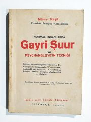 Normal insanlarda gayri şuur ve psychanglsye'in tekniği - Kitap