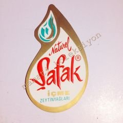 Naturel Şafak İçme Zeytinyağları - Etiket Zeytin ve Zeytinyağı efemeraları - Efemera