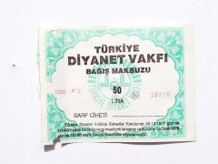 Türkiye Diyanet Vakfı - Yardım Makbuzu
