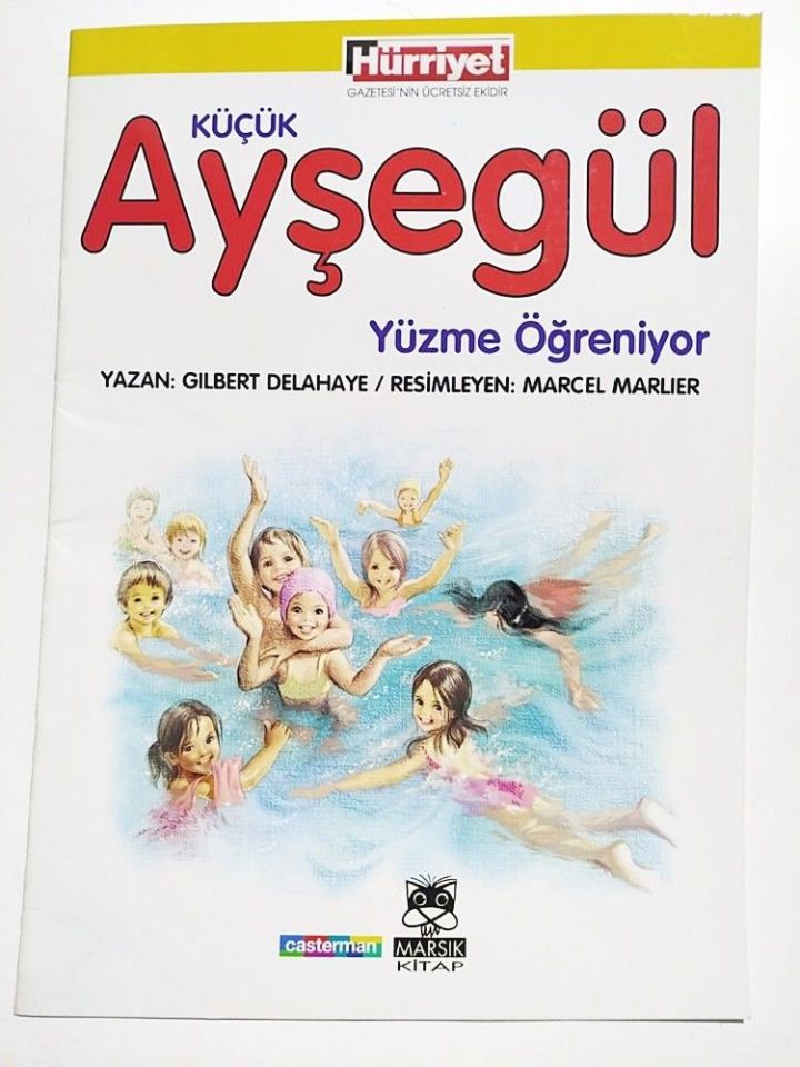 Küçük Ayşegül / Yüzme öğreniyor - Kitap