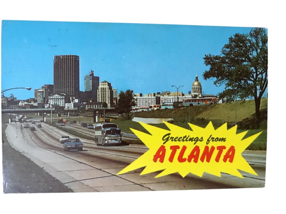 Atlanta Georgıa - 1960'li yıllara ait kartpostal / POSTADAN GEÇMİŞ