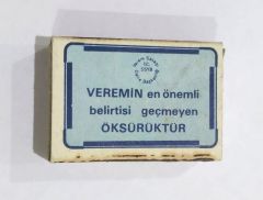 Veremin en önemli belirtisi geçmeyen öksürüktür - Tekel Kibrit