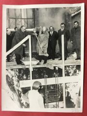 Gazeteciler Cemiyeti ek inşaatı temel atma töreni 1969 - 18x24 Fotoğraf