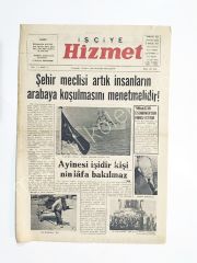 İşçiye Hizmet Gazetesi 4 Haziran 1953 - Gazete