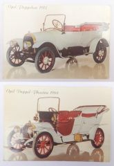 6 adet Klasik Opel kartpostal