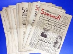 Demokrat Şebinkarahisar Gazetesi - 1955 yılına ait, 30 sayı