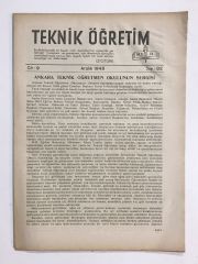 Teknik Öğretim Dergisi Sayı:82 / 1948 - Dergi