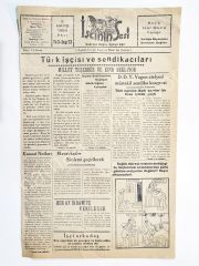 İşçinin Sesi gazetesi 5 Mayıs 1953 ESKİŞEHİR - Gazete