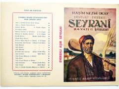 Develili Everekli Seyrani Hayatı ve Şiirleri - Haşim Nezihi OKAY / Kitap kapağı