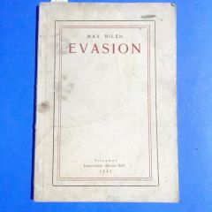 MAX BILEN -  EVASION / Istanbul Imprimerie Ahmet Sait