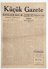 Küçük gazete, 26 Şubat 1948 - Efemera