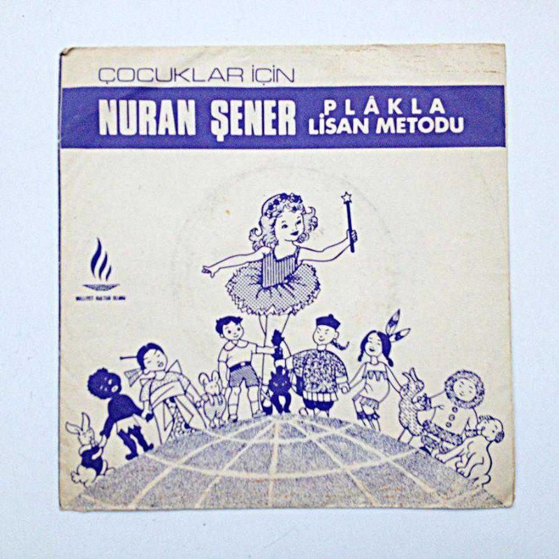 Nuran ŞENER Plakla Lisan Metodu - Plak Kabı / Kapak içerisinde plak yoktur.