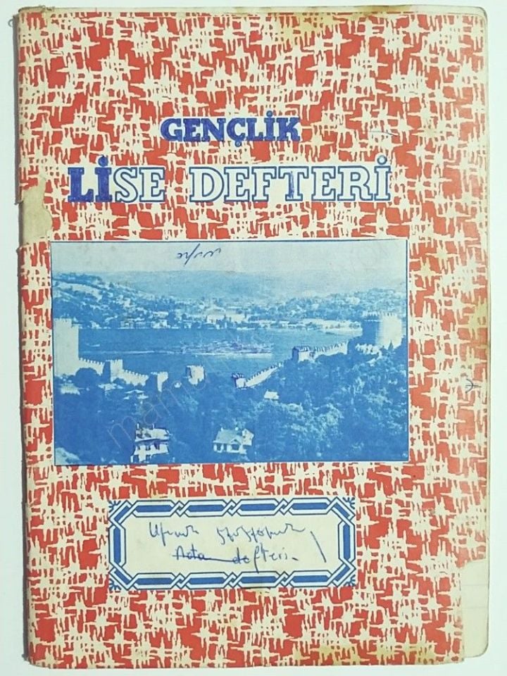 Ermenice yazılı. gençlik lise defteri
