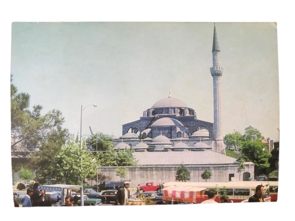 İstanbul Tophane Cami - Karakter Color - 1970'li yıllara ait kartpostal / Arkası yazısız