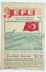 İzmir, Efe gazetesi, 25 Temmuz 1936 - Sayı:4 - Efemera