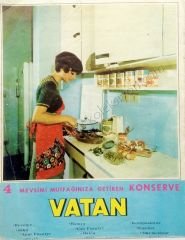 Vatan Konserveleri - Yemek kitabından çıkma reklam