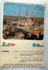 Jawa motosikletleri, Skoda kamyonetleri 1969 yılı takvim Otomobil Efemeraları 4 adet sayfa