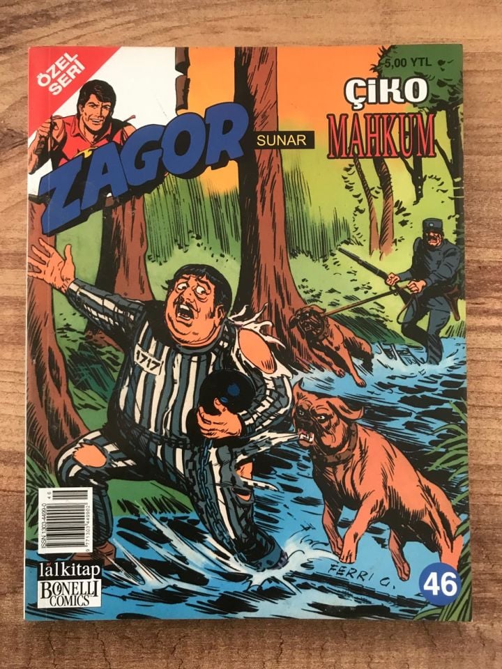 Zagor Sunar - Çiko / Mahkum - Sayı : 42 - Lal kitap / Çizgi Roman