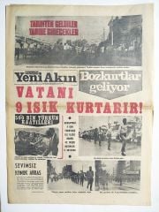 Türkiye'de Yeni Akın 21 Ağustos 1969 / Bozkurtlar geliyor 2. sayı - Gazete