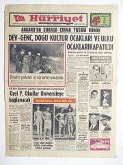 Dev-Genç, Doğu Kültür Ocakları, Ülkü Ocakları haberli, 28 Nisan 1971 Tarihli Hürriyet gazetesi