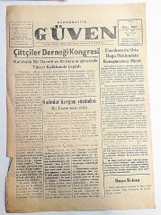 Diyarbakır Demokrasiye Güven gazetesi, 5 Mart 1957 - Efemera