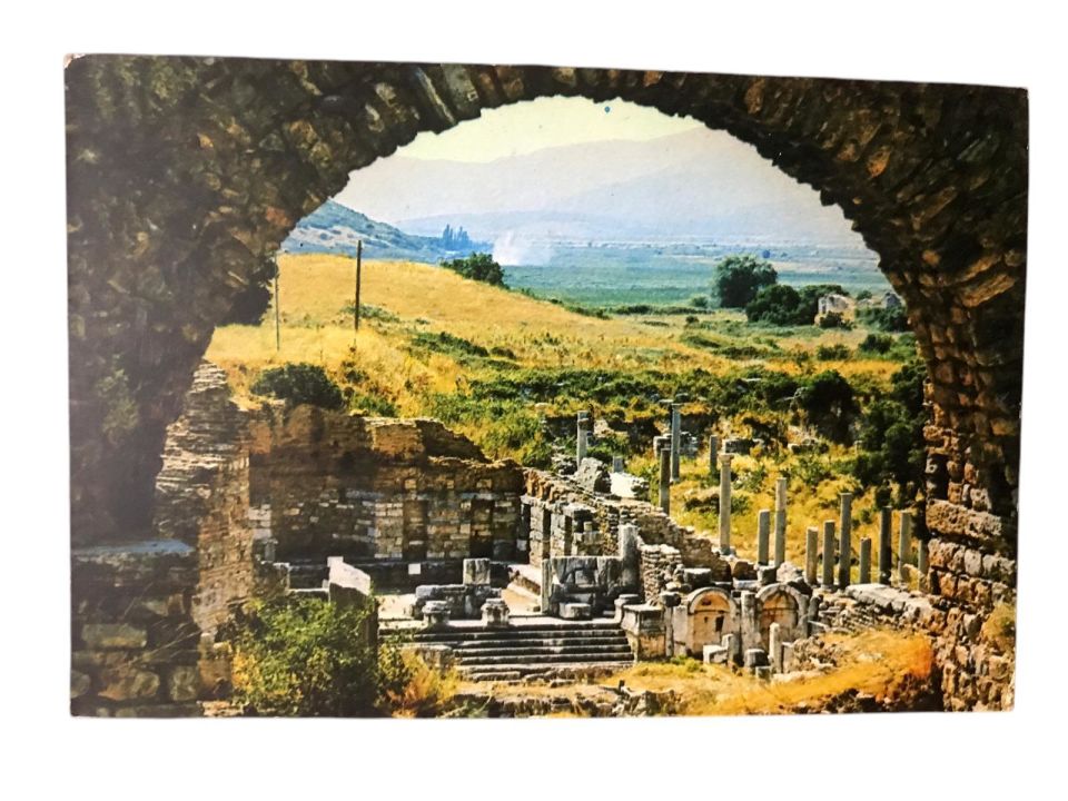 Selsus Kütüphanesi - Ticaret Matbaacılık - 1970'li yıllara ait kartpostal / Arkası yazısız