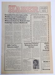 Malkara haber gazetesi, 3 Mart 1959 - Sayı:8 - Efemera