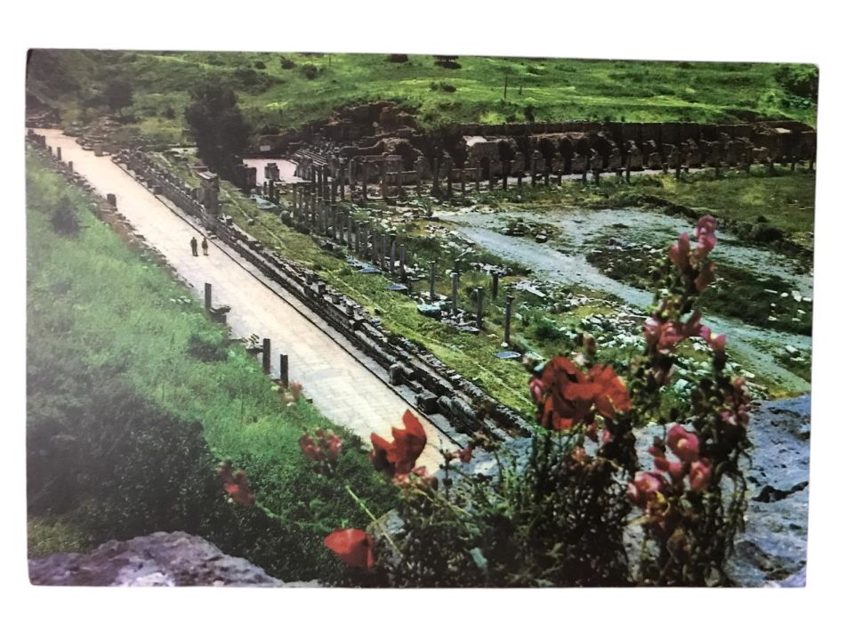 marble Street - Ephesus - 1970'li yıllara ait kartpostal / Arkası yazısız