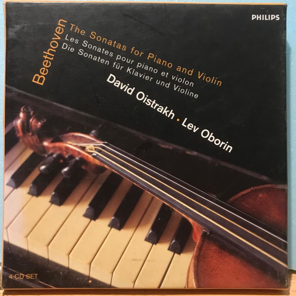 David OİSTRAKH - Lev OBORİN / Beethoven - 4 Cd, Orijinal kutusunda kitapçıklı
