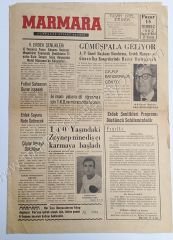 Marmara haftalık siyasi gazete, 15 Temmuz 1962, Sayı:2 Erdek - Efemera