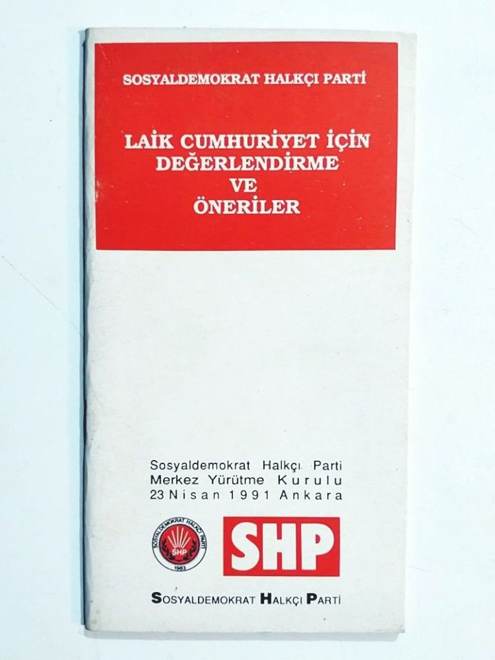 SHP Laik Cumhuriyet İçin Değerlendirme ve Öneriler - Kitap