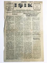 Urfa'da Işık gazetesi - 5. Teşrin 1936