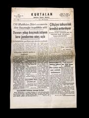 Kurtalan Gazetesi - 20 Eylül 1954