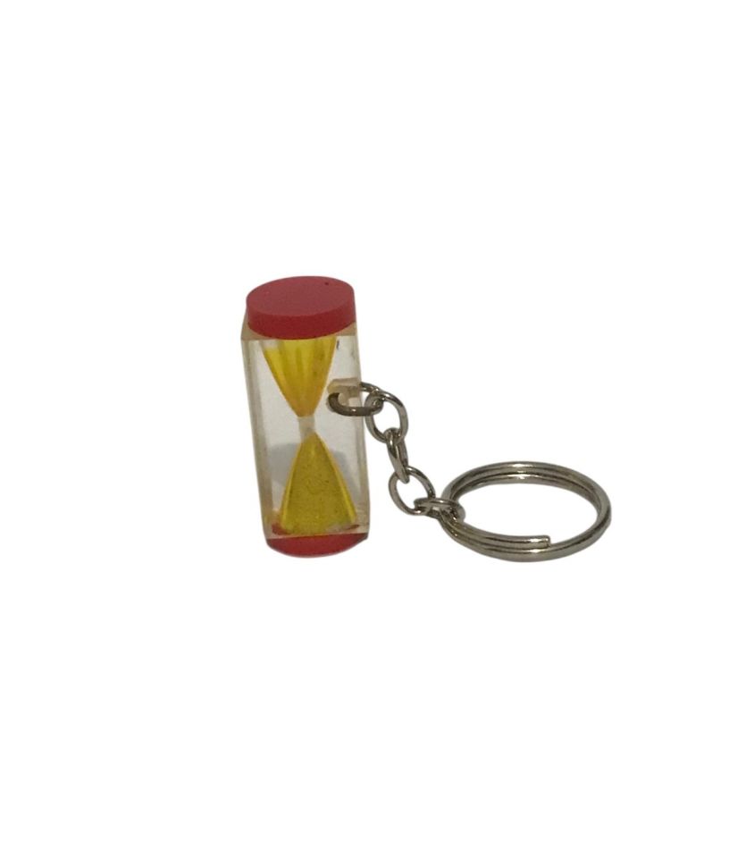 Galatasaray - Sarı Kırmızı, kum saati / Eski anahtarlık (Saat olarak kullanılmaz, görseldir.)