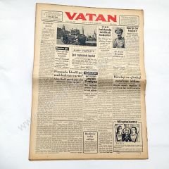 Vatan gazetesi, 23 Ağustos 1941 - Efemera