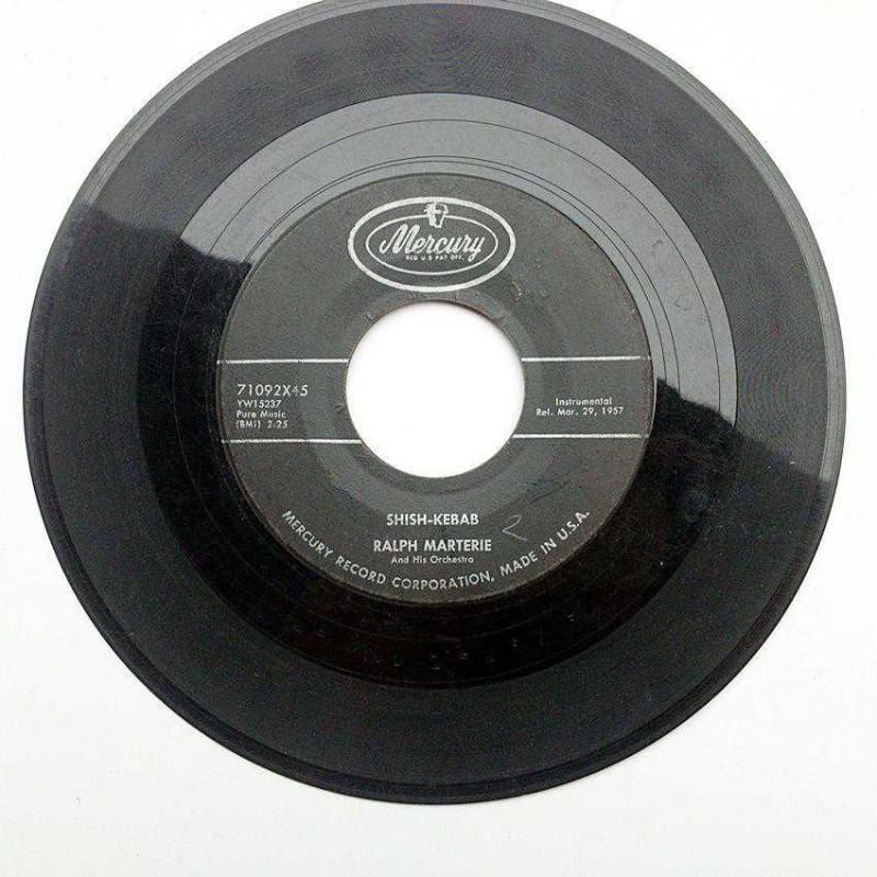 Ralph MARTERIE / Shish Kebab - Bop a doo bop a doo - 45'lik Plak