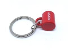 Nescafe porselen minyatür kupa - Anahtarlık