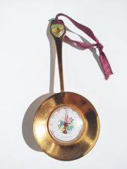 Tarpon Springs Thermometer - Bakır tava görünümlü termometre