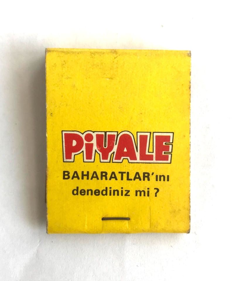 Piyale Makarna ve Baharatları - Eski kibrit
