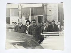 10 Kasım Saat dokuzu beş geçe, Taksim Sarıyer otobüs durağı - 20,5x25,5 Fotoğraf