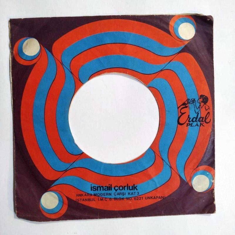 Erdal Plak - İsmail ÇORLUK - Plak kapağı / Kapak içerisinde plak yoktur.