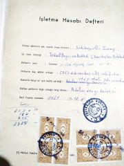 Heybeliada Tekel Bayii ve Bakkal (Kardeşler Bakkaliyesi) İşletme defteri