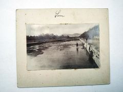 Osmanlı dönemi Barada nehri - Suriye, Şam - Orjinal fotoğraf