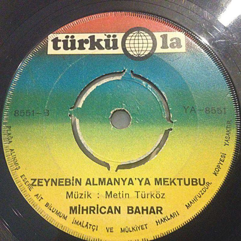 Zalim Almanya - Zeyneb'in Almanya'ya mektubu - 45'lik Plak