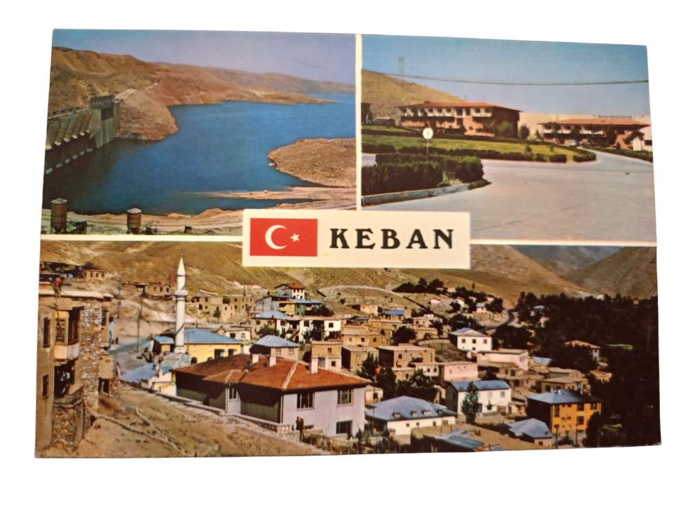 Keban - 1970'li yıllara ait kartpostal / Arkası yazısız