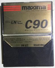 Maxima C90 - Ambalajında iki adet teyp kasedi