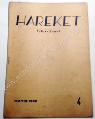 Hareket Fikir - Sanat Mayıs 1939 - 4 - Kitap