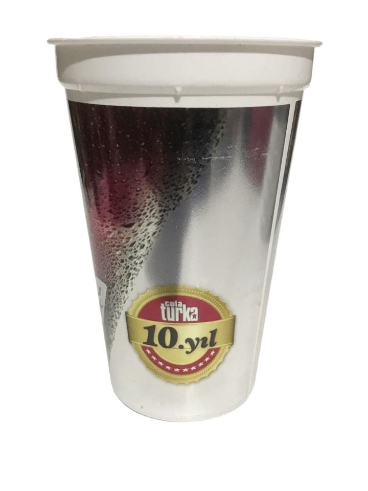 Cola Turka 10. yıl / Sert Plastik Bardak
