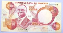 Nigeria Ten Naira / Nijerya 10 Naira - Nümismatik