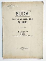 Buda İşletme Ve Bakım İçin Talimat - Raşit TEMEL - Kitap